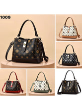 New Personality Print Vintage Shoulder Bag Fashion Trend Large Capacity Bucket Bag Versatile Premium Handbag Women
